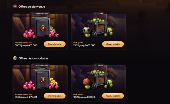 Les bonus et promotions de Mad Casino