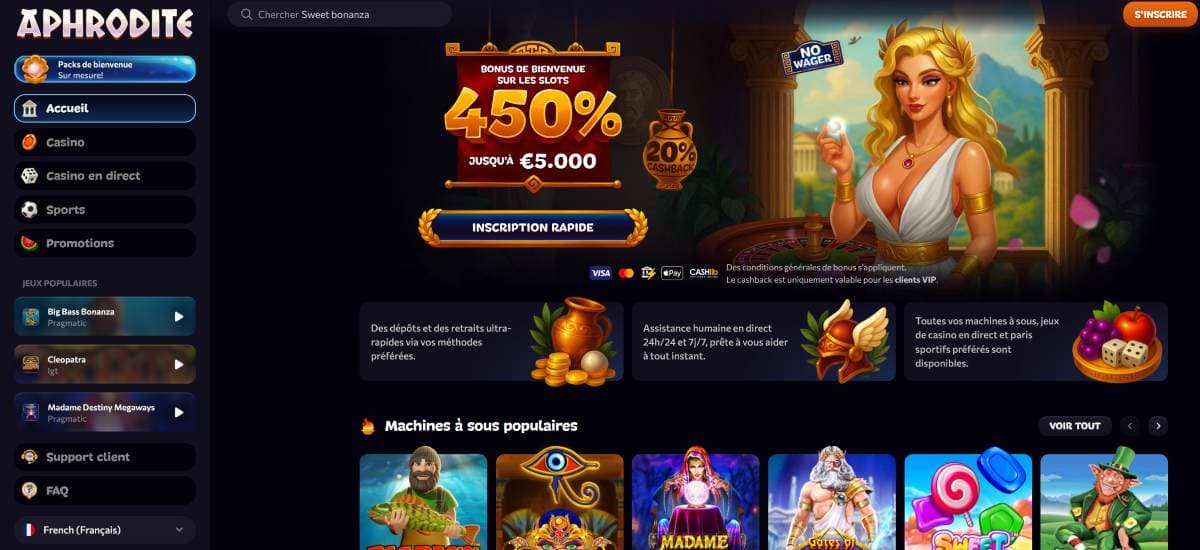Aphrodite Casino - Aperçu