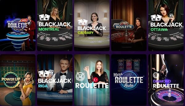 jeux live brutal casino