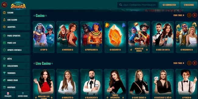 Spinanga est un des meilleurs casinos en ligne et propose un bonus de bienvenue généreux