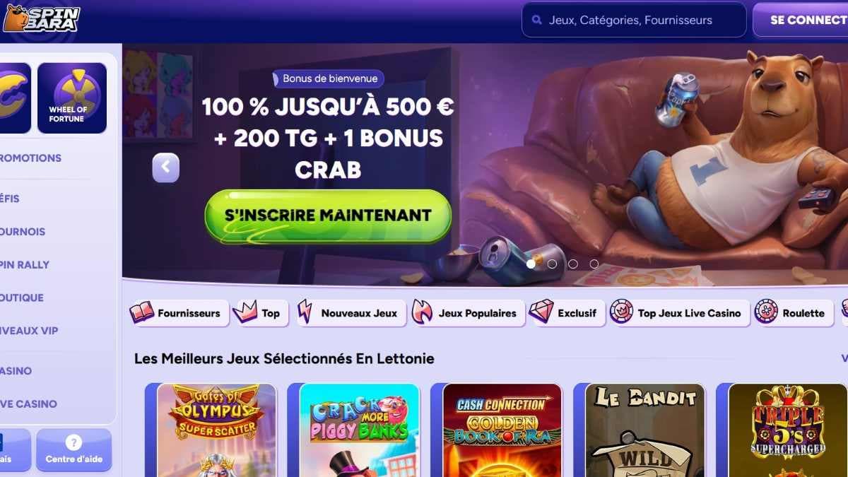 Spinbara Casino - Aperçu