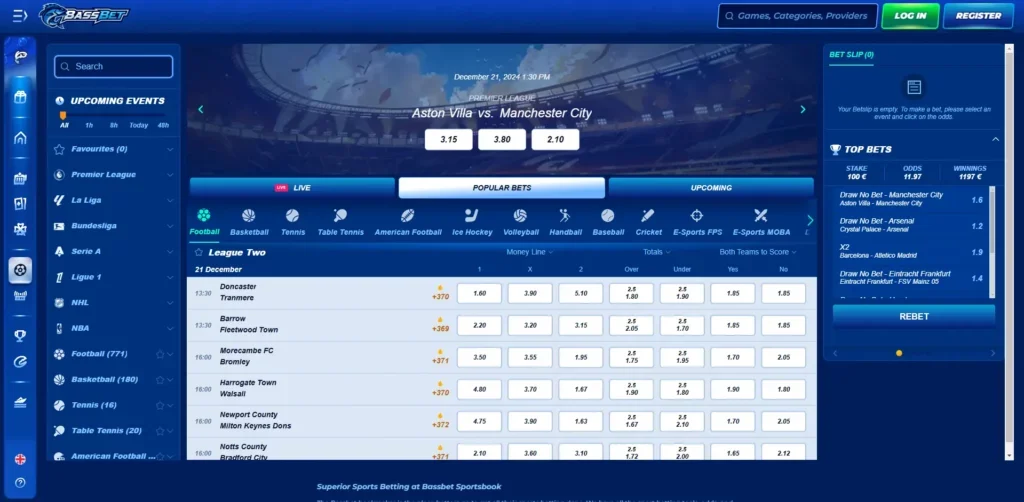 Paris sportifs Bassbet