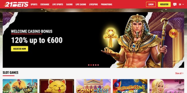 21Bets est un site de jeux de hasard et d'argent de qualité